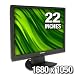 HYUNDAI 22-Inch WD 1000 DVI/SPK BK LCD Monitor