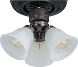 3 Light Ceiling Fan Light Kit with Wattage Limiter 412O1RhOmlL. SL160 3 Light Ceiling Fan Light Kit with Wattage Limiter