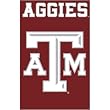 Texas A&M Aggies NCAA Applique Banner Flag (44"x28")