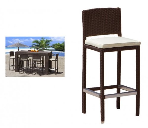 Amalfi Outdoor Barstool (Espresso) (41