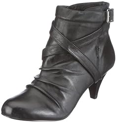 Buffalo London 410-10058 SHEEP NAPPA 121703, Damen Stiefel, Schwarz (BLACK699), EU 36