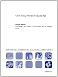 Greek History: Archaic to Classical Age: Oxford Bibliographies Online Research Guide