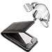 executive leather flip case plus UK mains charger for Ipod touch 2nd Gen and new 3rd generation