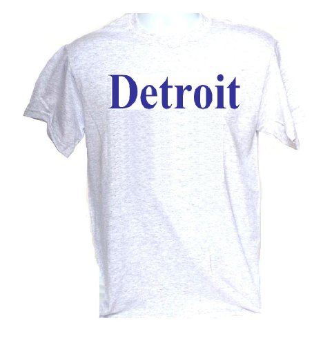 Mytshirtheaven T-shirt: Detroit - small, white