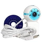 Kinamax WCM-NV399 4-LED Infrared Night-Vision 1.3 MP MegaPixel USB 2.0 Magnetic Webcam with Audio Microphone