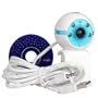 Kinamax WCM-NV399 4-LED Infrared Night-Vision 1.3 MP MegaPixel USB 2.0 Magnetic Webcam with Audio Microphone