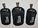 NEW ENGLAND PATRIOTS Set of 3 (X,1,3) Barrel Mesh GOLF CLUB HEADCOVERS