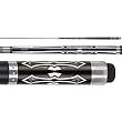 Cuetec Natural Inlay Series SST Black with Spindle Inlays Two-Piece Pool Cue