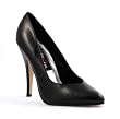 Seduce 5 Inch Womens High Heel Shoes Sexy Black Patent Pump