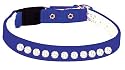 Pet Supply Imports - Blue Velveteen Jeweled Break Away Cat Collars Siz 12