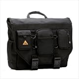 BBP Hamptons Hybrid Messenger/Backpack Laptop Bag Black Small