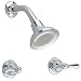 American Standard 7221.732.002 Hampton Two-Handle Shower Only, Polished Chrome