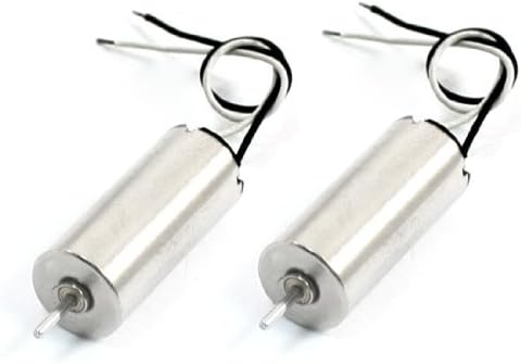 Dimart 2pcs 3.5VDC 30000RPM 2 Wired Connector Geared Box Motor for Smart Cars