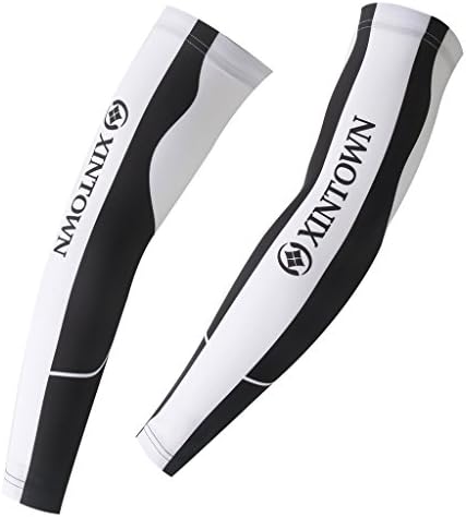 Spoz Summer White Black Arm Sleeves A_S_034