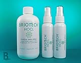 Available In Four Different Size/Purchasing Options: BRIOTECH HOCL All Natural, Topical Enhancing Skin Spray, Brio Trio (2) 2 oz. & (1) 8 oz.