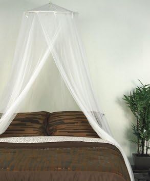 Ivory Quality Soft Adult Mosquito Net Canopy Woven from 100% Polyester