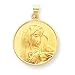 18k Our Lady of Sorrows Medal Pendant