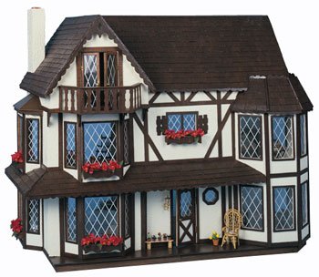 The Harrison Dollhouse Kit - Greenleaf On Sale