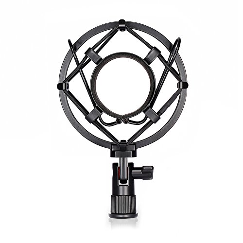 Neewer® black universal microphone shock mount holder clip anti …