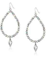 Jessica Simpson Icy Mountainside Crystal Accent Drop Earrings