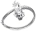 Sterling Silver Chinese Dragon Bracelet-7.25 inches