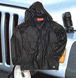 Jeep Hooded Rain Jacket (Black) Large