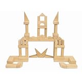 Ecr4Kids Kids Harwood Building Blocks Set- 75 Pieces ~ ECR4kids