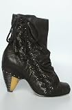 Irregular Choice The Wicked Western Boot in Black,Shoes for Women