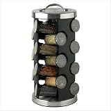 Kamenstein Metro 21-Jar Spice Rack - Black