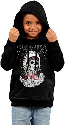 Toddler Kid Red Indian Skeleton Yeezus Tour Hoodies Outwear Clothes