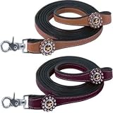 Weaver Texas Star Roper Rein Chestnut