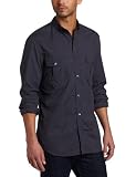 French Connection Men's Kaleidoscope Print Long Sleeve Button Down Shirt