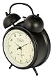 Aaltje Table Clock 4.9" Metal Black By NeXtime
