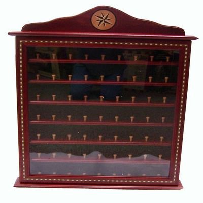 Buy 63 Ball Display Cabinet Inlay Mahogany by Golf Gifts and Gallery