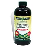 Spring Valley - Norwegian Cod Liver Oil, Liquid, Orange Flavor, 12 fl oz