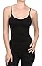 Nophat Womens Slimming Control Padded Cami With Adjustable Straps Black