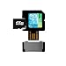 PEAK 1GB Micro Secure Digital Trio+Usb/Secure Digital Adapter Retail Packaging