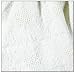 White Honeycomb Heart Mini Afghan Throw Blanket 36