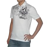 Mens Volcom Athletic Comfortable Fit Short Sleeve Jersey Polo Shirt