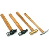 4 Ball Pein Swiss Design Hammers Brass Mallet Hand Tool