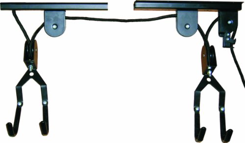 top Fahrrad-Wandhalter Bike-Lift, schwarz, 99 x 4 x 8 cm, 66321