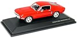 Road Legend: 1968 Ford Mustang GT 1/43 Scale (Red)