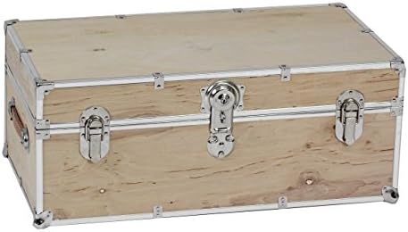Stanley Case Works SCNT1 Small Natural Trunk, 30" L x 16" W x 12.75" H