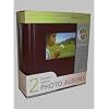 2 x Black Bonded Leather 7x5 Photo Albums - Hold 200 photos each!