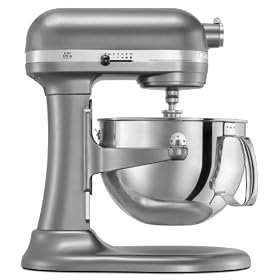 KitchenAid KP26M1PSL Professional 600 Series 6-Quart Stand Mixer, Silver: Kitchen &amp; Dining