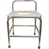Bariatric Shower Stool with Back Style: With Opening Bariatric Shower Stool with Back Style: With Opening