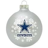NFL Football Team Small Painted Round Christmas Tree Ornament