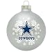 NFL Football Team Small Painted Round Christmas Tree Ornament