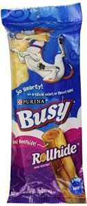 Purina Busy Rollhide Large, 6-Ounce (Pack of 4) Purina Busy Rollhide Large, 6-Ounce (Pack of 4)