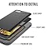 Style4U iPhone 8 / iPhone 7 Case, Slim Shock-Resistant Hybrid Armor Case with Credit/ID Card Compartment for Apple iPhone 8 and iPhone 7 with 1 Stylus [Black]